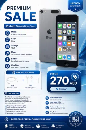 iPod 6th Generation (Original Apple)