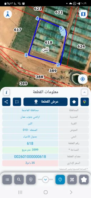 Residential Land for Sale in Amman Al Lubban