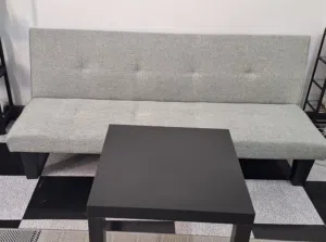 sofa bed with table