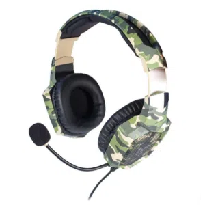 سماعات قيمنق شغال 100% عازله للصوت وصوتها عالي فيها مايك ولليت RGB