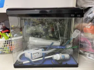 Complete Aquarium Set – With Filter, Accessories & Background