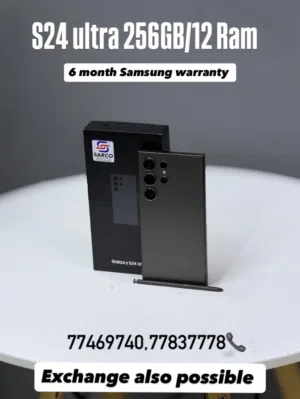 S24Ultra 12/256GB and 6 months warranty available and very good and clean condition