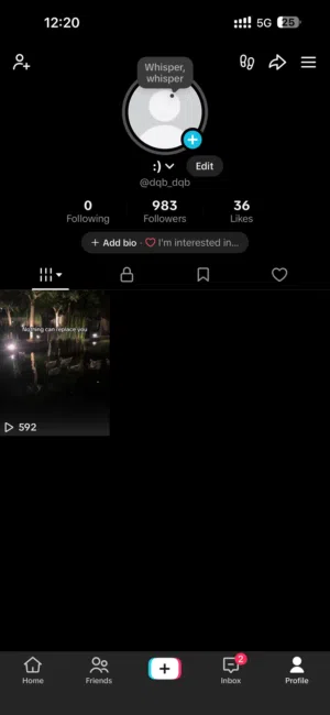 للبيع حساب تيك توك يفتح بث اقل اسعار