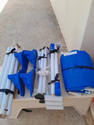 حوض سباحة متنقل للبيع مستعمل الطول2,20 عرض1,50 عمق0,60 السعر380كاشو450 حوالة مصرفية لتوصل هاتف