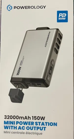 Powerology Mini Power Station 32000mAh 150W