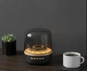 باضائه وصوت هادئ مناسب للمكتب او غرفه النوم