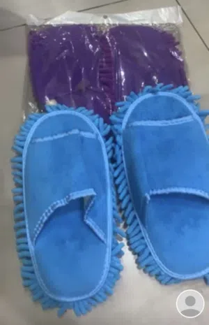 Microfiber Slippers for Cleaning Surfac شبشب مايكروفايبر للتنظيف الأسطح وارضيه الحمامات وزاله الغبار