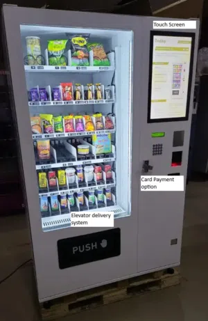 Vending Machine for Sale - New - Smart - Refrigerated - Touch Screen - Elevator