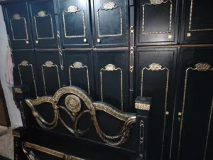 غرفه نوم خشب لاتيه 18 طابقين