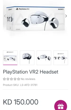 نظارةvr2 مستعملة استعمال خفيف... نظيفة جدا