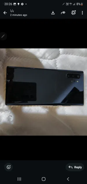samsung galaxy' note 10 plus 5g اقراء الوصف  للبدل غلى ايفون