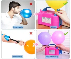 منفاخ البلالين الكهربائي السريع والعملي
