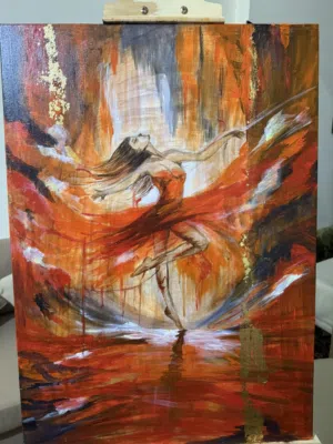 لوحة Flame of freedom-