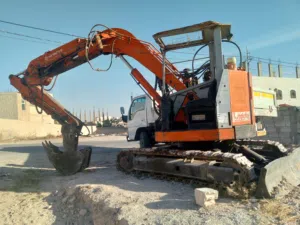 حفاره هيتاشي للبيع موديل 2005 جك+بوكت عالفحص الكامل