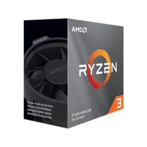 معالج جيمنج اي ام دي رايزن 3 3100 - AMD RYZEN 3 3100 4 CORES 8 THREADS GAMING CPU BOX NEW