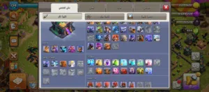 حساب كلاش اوف كلانس  14ماكس