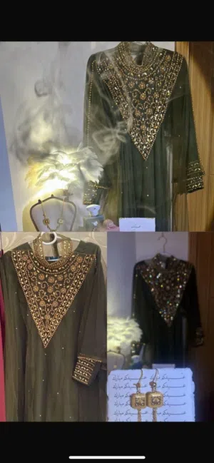 لبسه دراعه مع تور يجننن