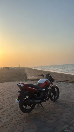 دراجه 150cc حمراء