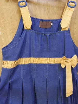 فستان حمل جينز طويل