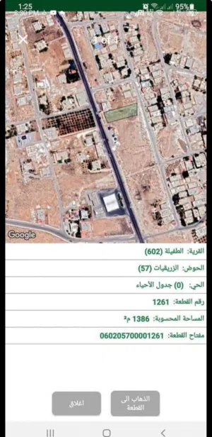 Mixed Use Land for Sale in Tafila Al-Ayes