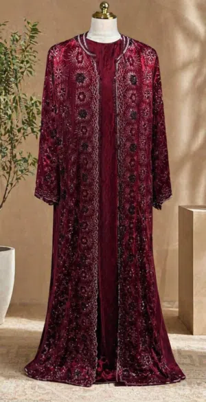 قفطان عنابي