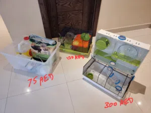 New Hamster Cages with accessories for sale, negotiable price