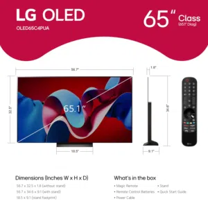 LG C4 65inch oled 4k