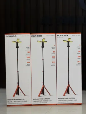 PORODO  FOLDABLE MULTI MODE LED LIGHT 9000mah work lantern