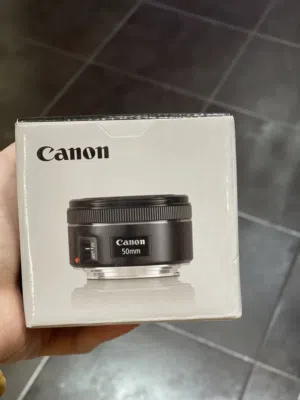 Canon 50mm f/1.8 Stm جديدة