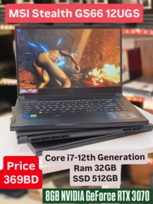 MSI Stealth GS66 12UGS Core i7-12th Generation