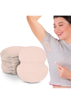 لاصقات امتصاص العرق ومنع التسرب للملابس قطعه قطنيه لامتصاص عرق توضع على الملابس من الداخل ملابس