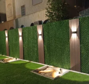 عروض لفتره محدوده علي العشب الصناعي وبديل الخشب  السور التركي والجلسات ومظلات السيارات