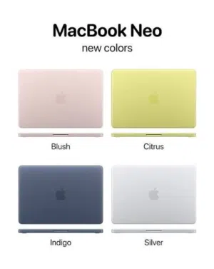 New Apple MacBook Neo A18 Ram 8GB SSD 256GB 13” Retina Display macOs Tahoe