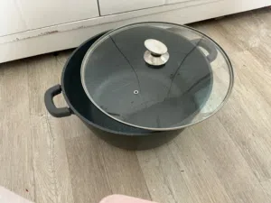 طنجره مطليه بالجرانيت الفاخر حجم كبير عائلي