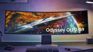 شاشة من Samsung Odyssey G9 49 OLED