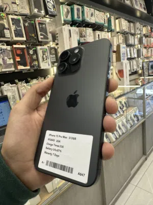 iPhone 15 Pro Max 512GB Black  سعة كبيرة + أداء قوي بسعر مميز