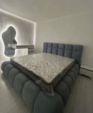 CUSTOMIZE BED WITH MATTRESS/کرفایا مل تفصیل مع دوشج کل الوان موجود
