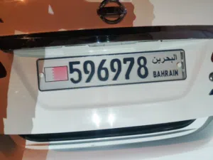 unique plate number  596978