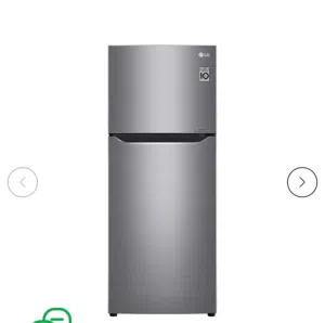 LG Double Door Top Mount Refrigerator, Net Total Capacity 234L, Platinum
