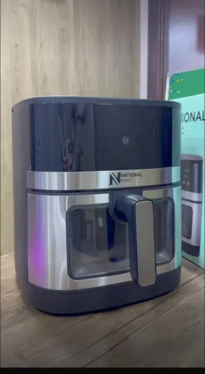 عرض نااار على قلاي هوائيه ناشونال 12 لتر Air fryer شاشه ديجتال