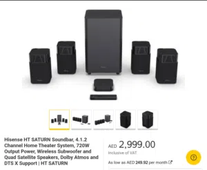 Hisense Home Theater Brand New (Never Used)