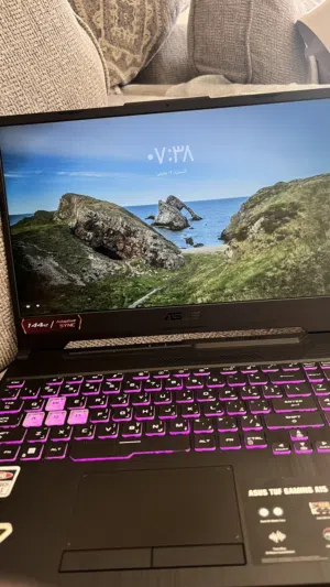 لابتوب asus tuf gaming A15 بحاله جديده لم يستخدم الا اسبوع فقط  نضيف جداا