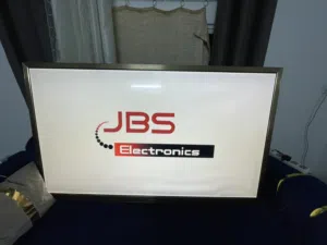 شاشة JBS 75 بوصة أندرويد بحالة الوكالة + رسيفر وريموت أصلي
