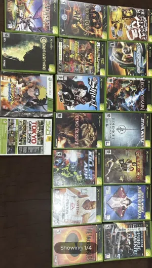 18 very rare xbox original cds in very good condition