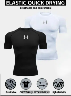 under armour comfortab compression t shirt