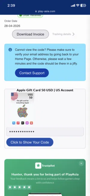 Apple Gift Card 50 USD