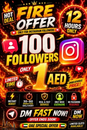 INSTAGRAM FOLLOWERS FIRE OFFER