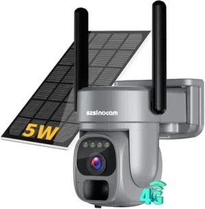 كاميرا مراقبة خارجية ذكية تعمل بالطاقة الشمسية وشبكة 4G من علامة Szsinocam.