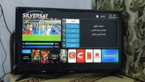 شاشه حجم 42 شقال او جديد بدون نت