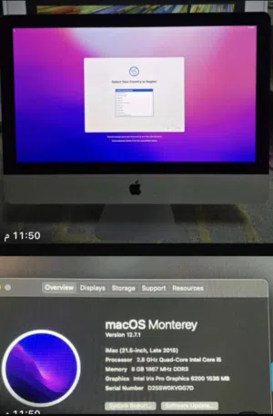 iMac computer from apple 2015 I have to travel so I will sell